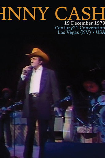 Póster de Johnny Cash - Live in Las Vegas 1979