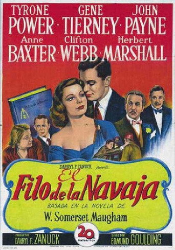 Póster de Al filo de la navaja