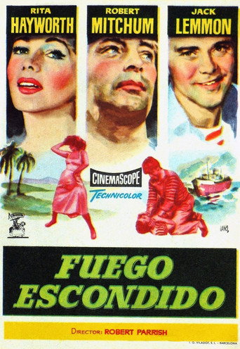 Póster de Fuego en sus labios