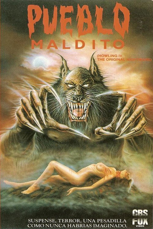 Póster de Aullido IV: La pesadilla original