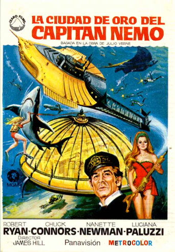 Póster de El capitán Nemo y la ciudad sumergida