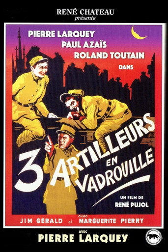 Póster de Trois Artilleurs en vadrouille