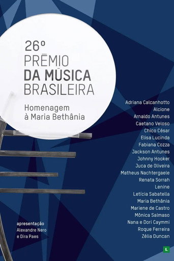 Póster de 26º Prêmio da Música Brasileira - Homenagem a Maria Bethânia