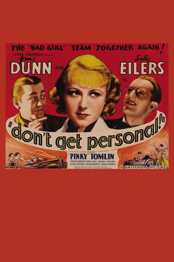 Póster de Don’t Get Personal