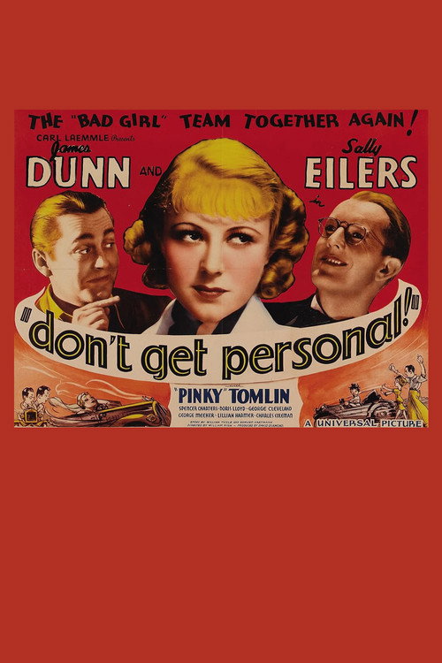 Póster de Don’t Get Personal