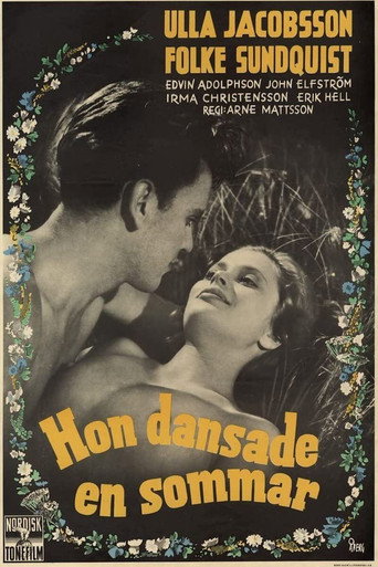 Póster de Hon dansade en sommar