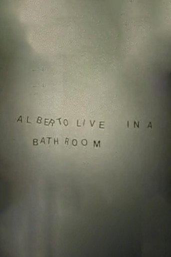 Póster de Alberto Live in a Bathroom