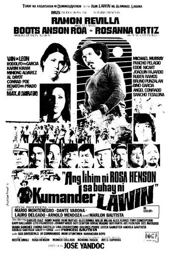 Póster de Ang Lihim ni Rosa Henson sa Buhay ni Kumander Lawin