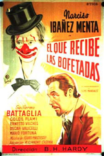 Póster de El que recibe las bofetadas