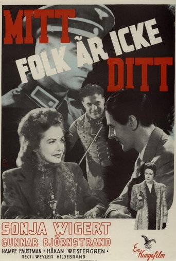 Póster de Mitt folk är icke ditt