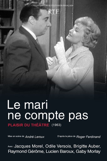 Póster de Le mari ne compte pas
