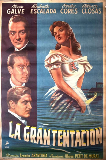 Póster de La gran tentación