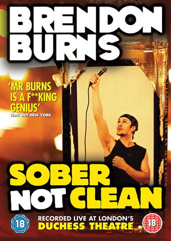 Póster de Brendon Burns: Sober Not Clean