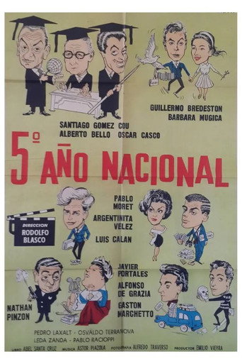Póster de Quinto año Nacional