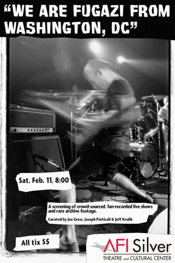 Póster de We Are Fugazi from Washington, D.C.