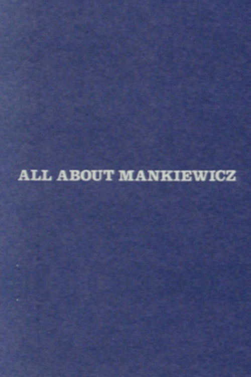Póster de All About Mankiewicz