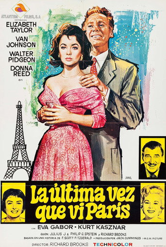 Póster de The Last Time I Saw Paris