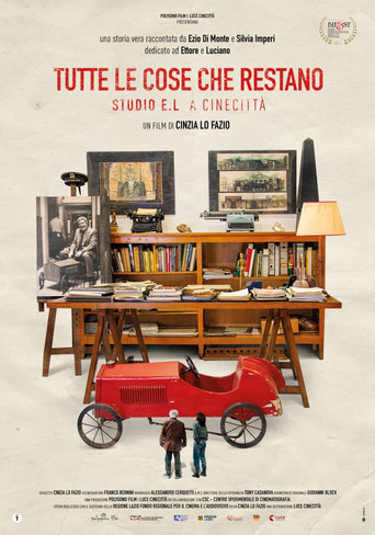 Póster de Tutte le cose che restano - Studio E.L a Cinecittà