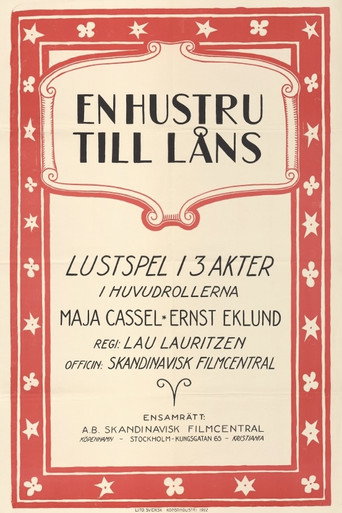 Póster de En Hustru till låns