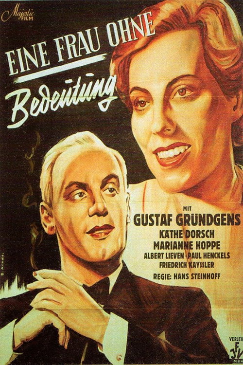 Póster de Eine Frau ohne Bedeutung