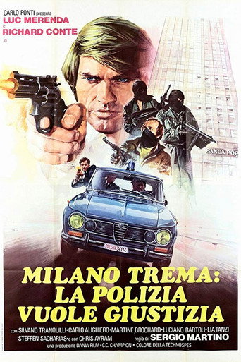 Póster de Milano trema: la polizia vuole giustizia