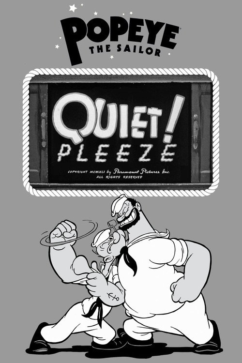 Póster de Quiet! Pleeze