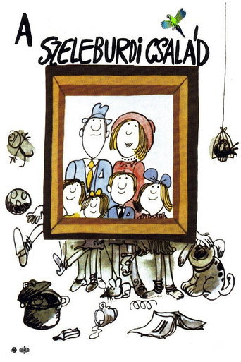 Póster de Szeleburdi család