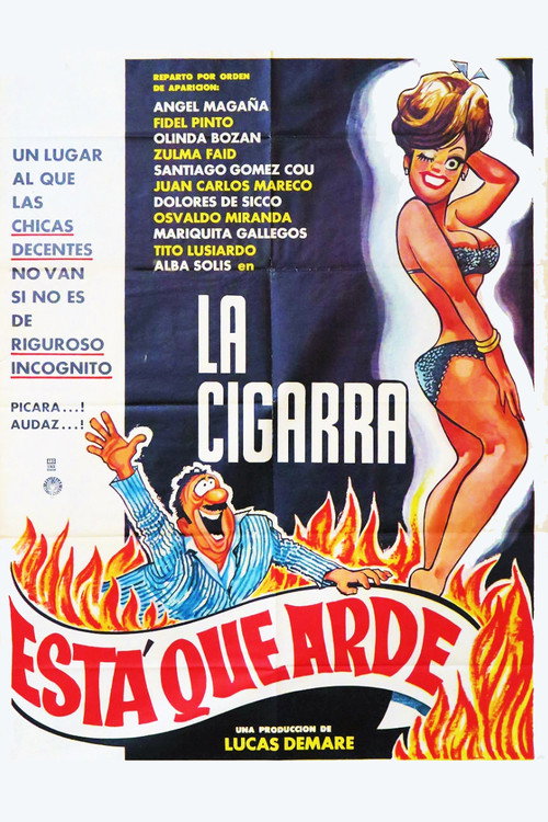 Póster de La cigarra está que arde