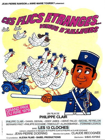Póster de Ces flics étranges venus d'ailleurs