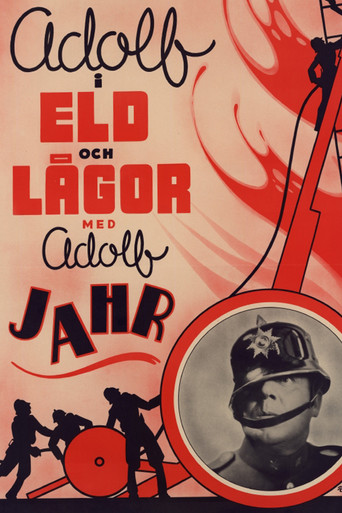 Póster de Adolf i eld och lågor
