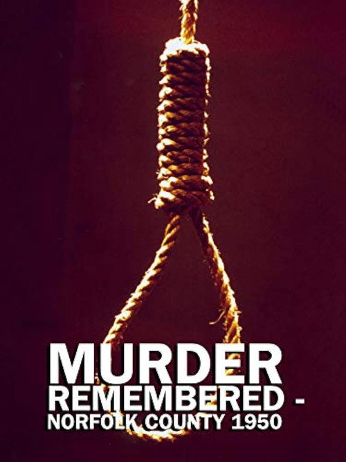 Póster de Murder Remembered - Norfolk County 1950.