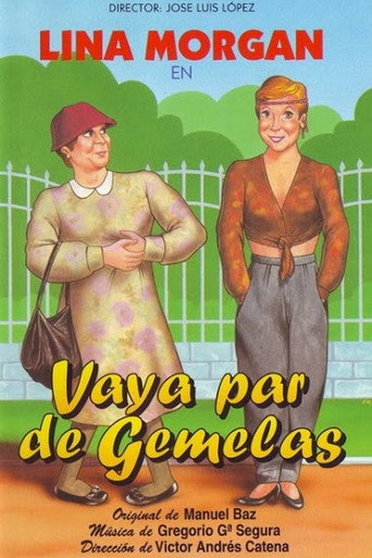Póster de Vaya par de gemelas