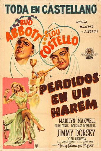 Póster de Abbott y Costello: Perdidos en un harém