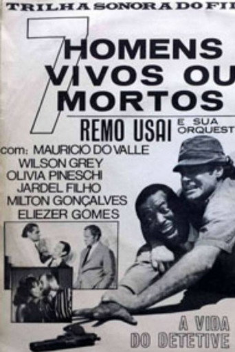 Póster de Sete Homens Vivos ou Mortos