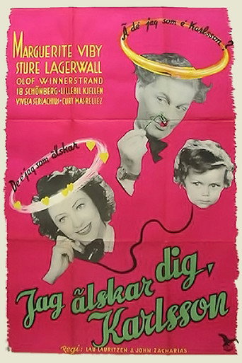 Póster de Jag älskar dig, Karlsson!