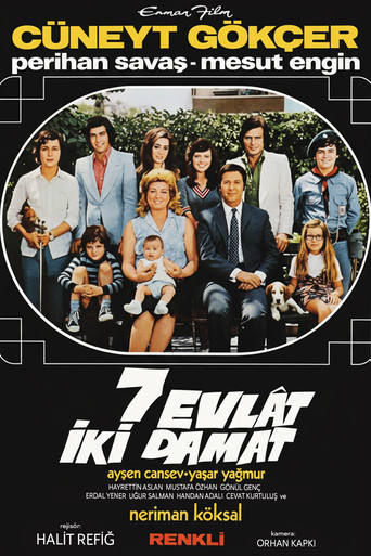 Póster de Yedi Evlat İki Damat