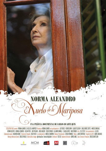 Póster de Norma Aleandro, el vuelo de la mariposa