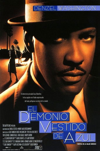 Póster de El demonio vestido de azul