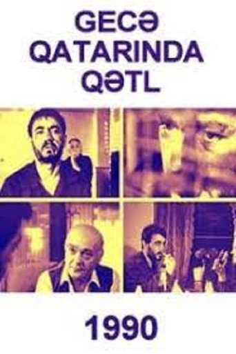 Póster de Gecə Qatarında Qətl