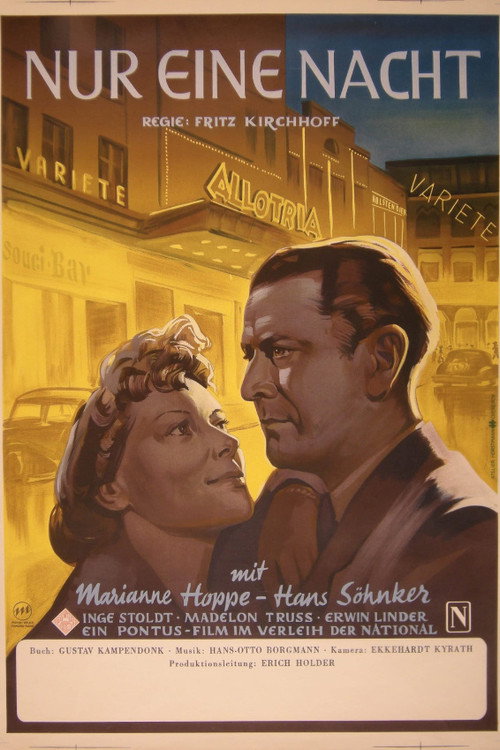 Póster de Nur eine Nacht