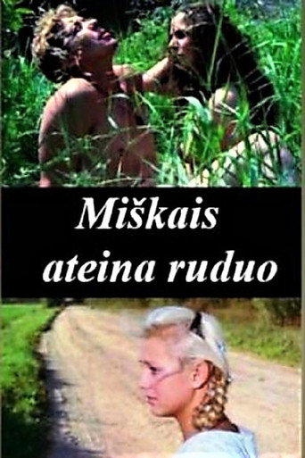 Póster de Miškais ateina ruduo