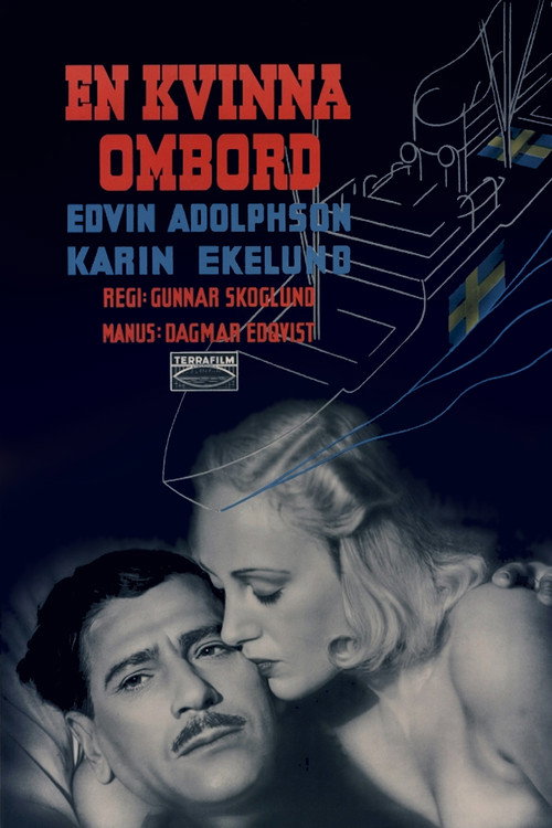 Póster de En kvinna ombord