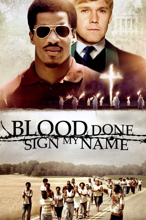 Póster de Blood Done Sign My Name