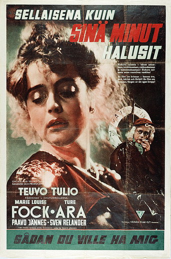 Póster de Sellaisena kuin sinä minut halusit