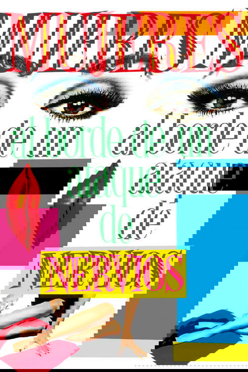 Póster de Mujeres al borde de un ataque de nervios