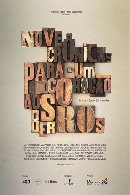 Póster de Nove Crônicas para um Coração aos Berros