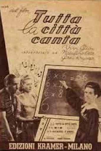 Póster de Tutta la città canta