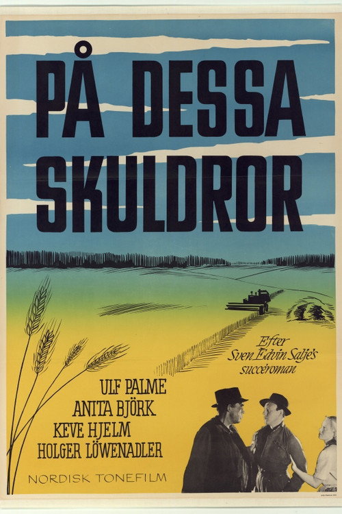 Póster de På dessa skuldror