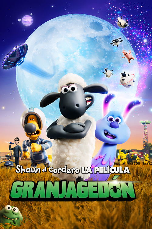 Póster de Shaun, el Cordero: la película - Granjaguedon