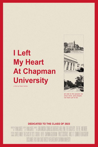 Póster de I Left My Heart At Chapman University